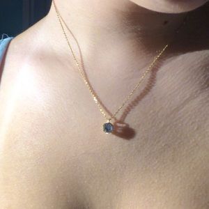 Simple round CZ Necklace